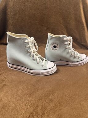 Converse Chuck Taylor All Star High Top Canvas Light Blue Sneakers A13532C